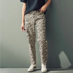 NWT Project Rebel Zebra Stretch Straight Leg Jeans